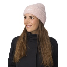 Polar Bear Winter Hat (Beanie) Mana - Fluffy Texture - Ladies Pink - 1 Piece